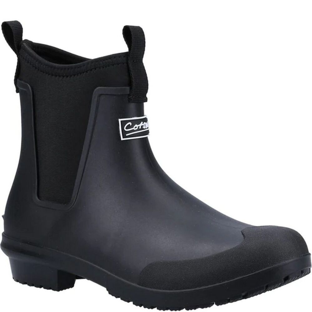 Cotswold Womens/Ladies Grovsner Galoshes / Black